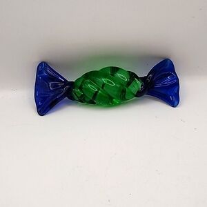 Art Glass Wrapped Candy Large 6" X 2. 25